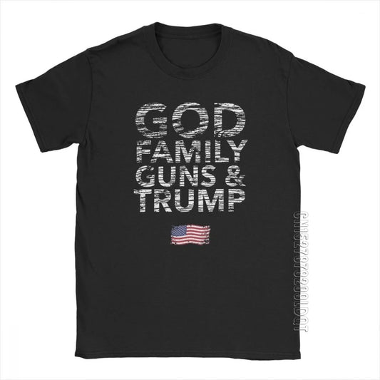 God Family Guns And Trump Pro Donald T-Shirt