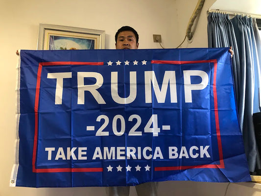 FLAG Trump 2024 Flag 90x150cm, Take America Back